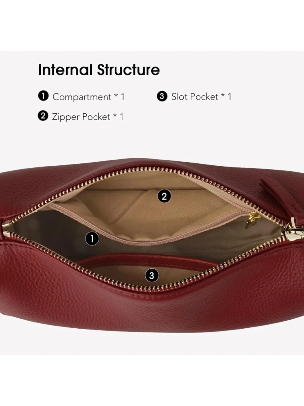 Premium Full Grain Leather Crossbody & Barrel Bag | Stylish Hobo Purse with